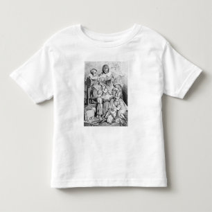 Grootmoeder vertelt haar een verhaal kinder shirts