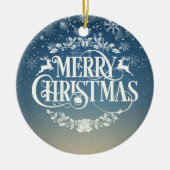 Grootmoeder voor vrolijk kerstfeest Definitie Keramisch Ornament (Voorkant)