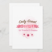 Grootmoeder wordt grootmoeder (Voorkant / Achterkant)