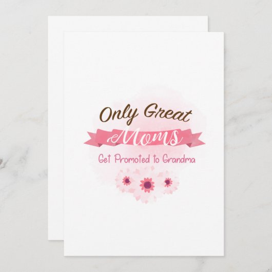 Grootmoeder wordt grootmoeder (Voorkant / Achterkant)