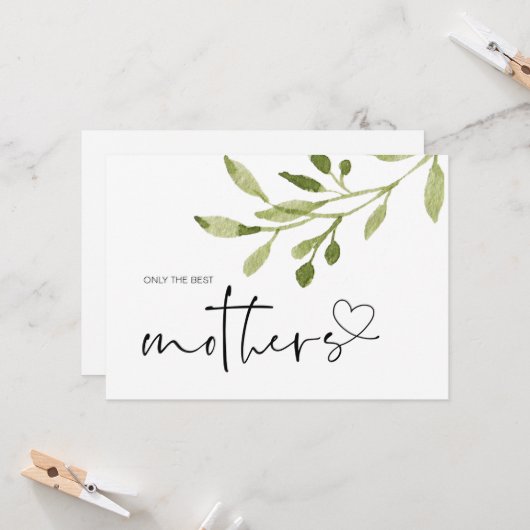 Grootmoeder zwangerschap onthult dat we Baby verwa Kaart (Voorkant / Achterkant in situ)