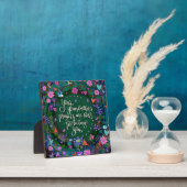 Grootmoeders gebed  Bloemen Inspirerend Fotoplaat (Insitu)