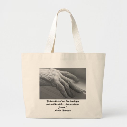 Grootmoeders Grote Tote Bag (Voorkant)