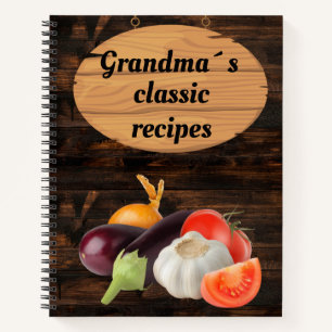 Grootmoeders klassieke recept notitieboek