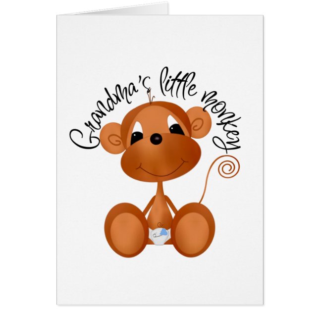 Grootmoeders kleine aap - Jongen T-shirts en cadea (Voorkant)