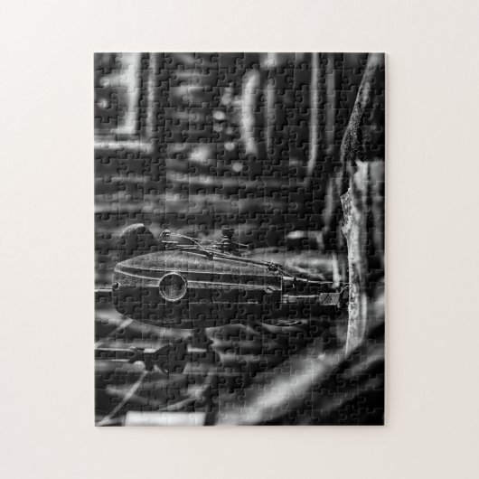 Grootmoeders naaimachine puzzel legpuzzel (Verticaal)