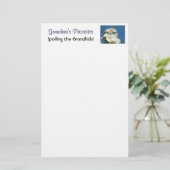 Grootmoeders prioriteiten briefpapier (Staand voorkant)