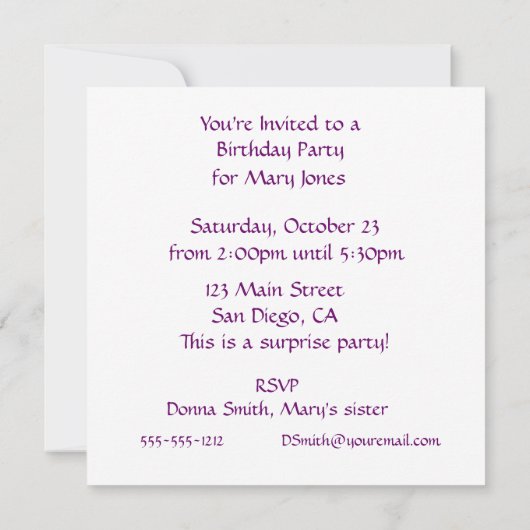 Grootmoeders Puzzle Blues and Grays Kaart (Achterkant)