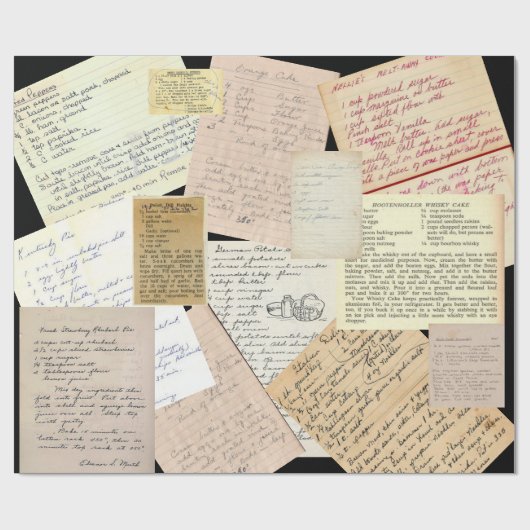 Grootmoeders  rappelpapier cadeaupapier (Vlak)