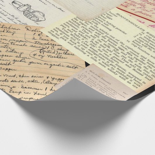 Grootmoeders  rappelpapier cadeaupapier (Hoek)