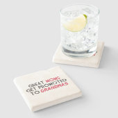 Grootmoeders worden gepromoot naar oma's stenen onderzetter (Zijkant)