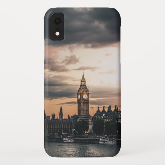 Grootmoedige Londense Big Ben Zonsondergang Case-Mate iPhone Case (Achterkant)