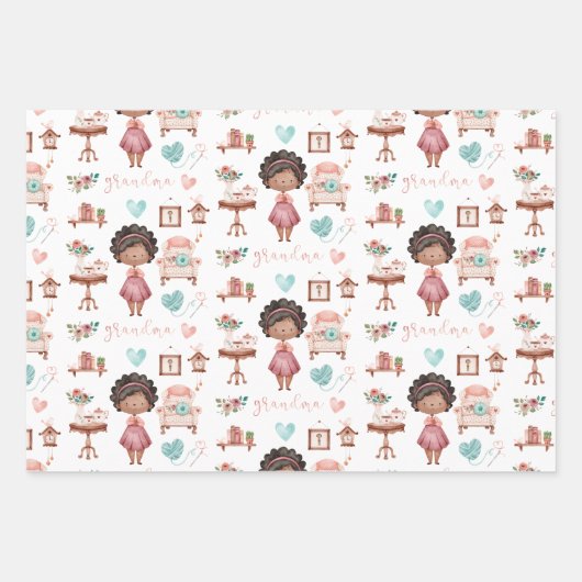 Grootmoefpapiervaten met drie vellen (Voorkant 3)