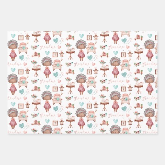 Grootmoefpapiervaten met drie vellen (Voorkant 3)