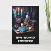 Grootneef Schattige Happy Halloween met Uil Magic