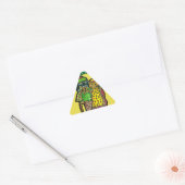 Grootouder Doxies Driehoek Sticker (Envelop)