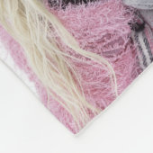 Grootouder houdt van je fotocollage Creëer van jez Fleece Deken (Hoek)