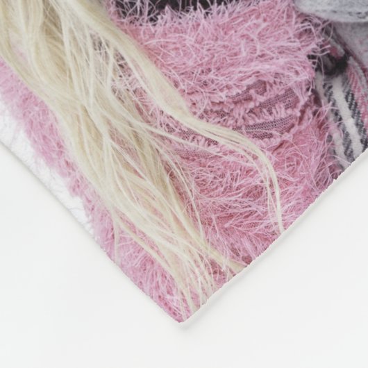 Grootouder houdt van je fotocollage Creëer van jez Fleece Deken (Hoek)