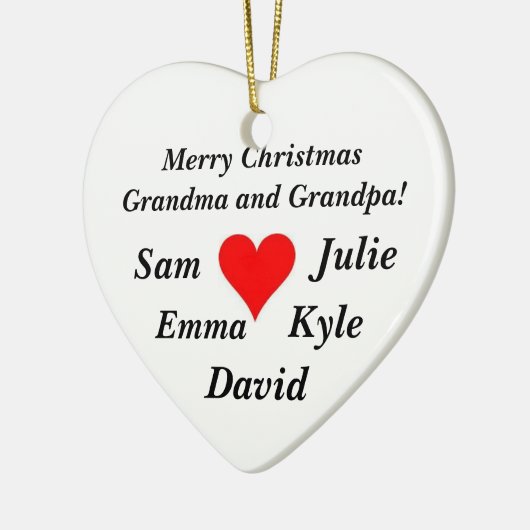 Grootouder Ornament (Links)