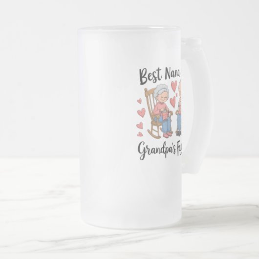 Grootouderdag Matglas Bierpul (Voorkant rechts)