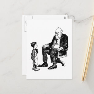 Grootouderdag - opa en kind briefkaart