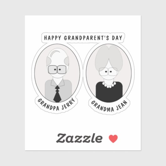 Grootouderdag Sticker (Vel)
