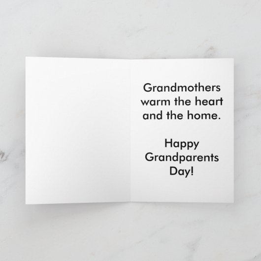 grootouderdagskaart (groot afdrukken) kaart (Binnen)