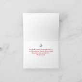 Grootouderfoto van Rustige Kerstmis Feestdagen Kaart (Binnen)