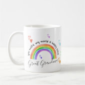 Grootouderregenboog en Geest Happy Place Koffiemok (Links)