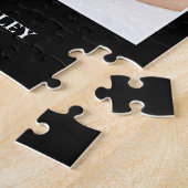 Grootouders 6 Foto zwart Legpuzzel (Zijkant)