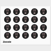Grootouders aanstaande grootouders Grote oma Ronde Sticker (Vel)