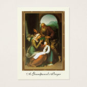Grootouders Bidden Heilige Kaart Katholiek (Voorkant)