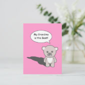 Grootouders  briefkaart (Staand voorkant)
