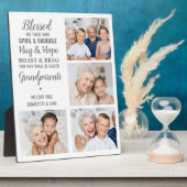 Grootouders Citaat Gepersonaliseerde Fotocollage Fotoplaat (Zijkant)
