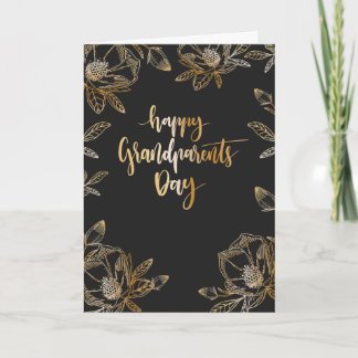 Grootouders Dag Bloemen Fotokaart Kaart