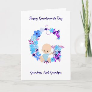 Grootouders Dag Kaart van Baby Boy