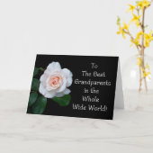 Grootouders Dag Wenskaart Kaart (Gele Bloem)