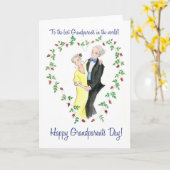 Grootouders Dag Wenskaart Kaart (Gele Bloem)