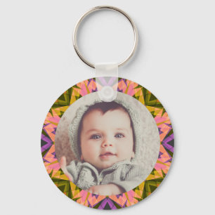 Grootouders Day Gift Schattigee Herfst Herfst Foto Sleutelhanger