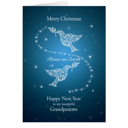 Grootouders, Doves of Peace Kerstmis (Voorkant)