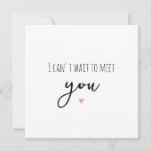 Grootouders Eenvoudige zwangerschapsaankondiging K Aankondiging (Voorkant)