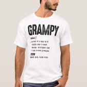 Grootouders - Grampy Definition T-shirt (Voorkant)