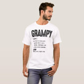 Grootouders - Grampy Definition T-shirt (Voorkant volledig)