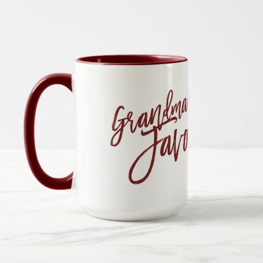 Grootouders Grootma Favoriete grootkind Mok (Links)