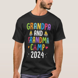 Grootouders Kamp 2024 Neven Zomer Camping Vaca T-shirt