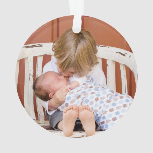 Grootouders kerstcadeau eerste grootmoeder ornament (achterkant)