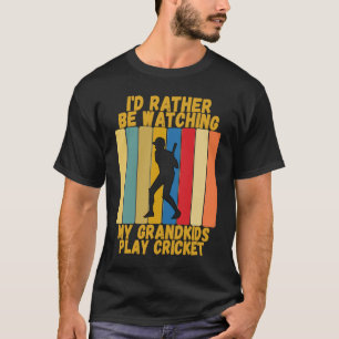 grootouders kijken naar kleinkinderen Cricke T-shirt