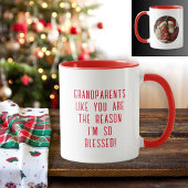 Grootouders Kleinkind Fotobericht Koffie Mok