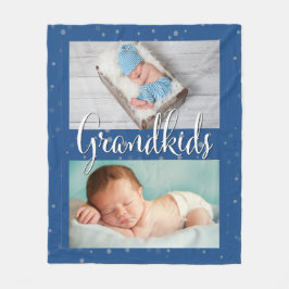 Grootouders kleinkinderen Gepersonaliseerd Fleece Deken