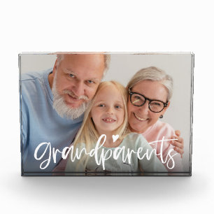 Grootouders Love Script Personalized Gift Fotoblokken